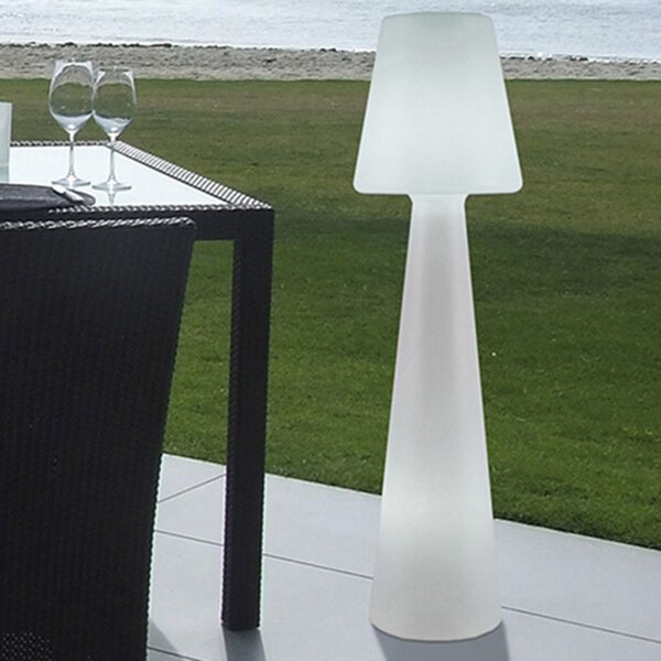Newgarden Lola lampadar înălțime 110 cm alb cald, Alb, Plastic, Modern