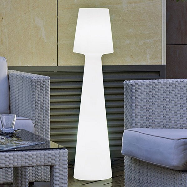 Newgarden Lola lampadar înălțime 110 cm alb cald, Alb, Plastic, Modern