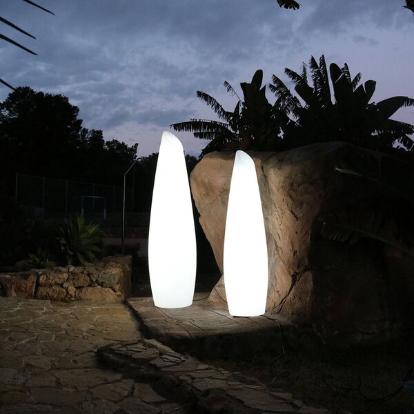 Newgarden Fredo lampă de podea cu cablu, înălțime 140 cm, Alb, Plastic, Modern