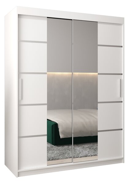 Dulap de haine 150 cm Verika 4 150 (alb). 1064279