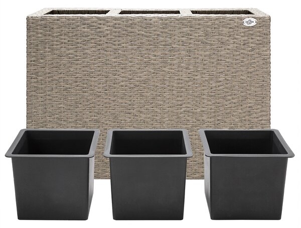 Deuba Ghiveci cu flori 83x30,5x60cm - crem