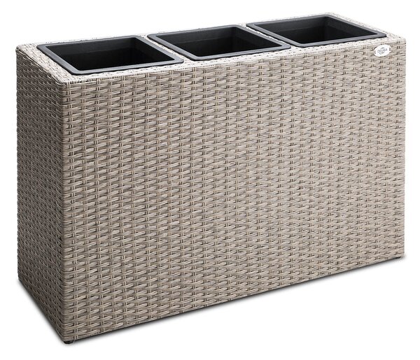 Deuba Ghiveci cu flori 83x30,5x60cm - crem