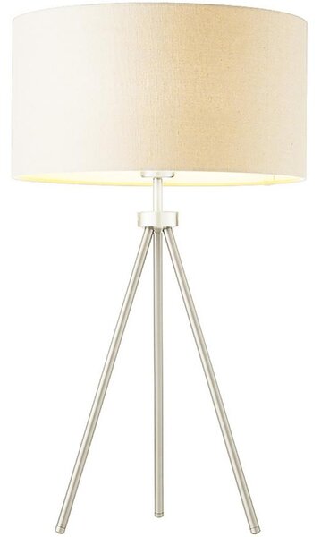 Endon 66986 - Lampă de masă TRI 1xE27/40W/230V crom mat/crem