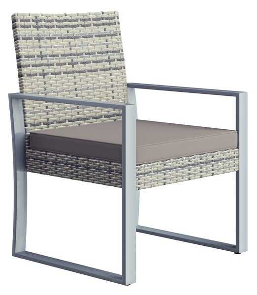 Deuba Set balcon rattan 1+2 - gri