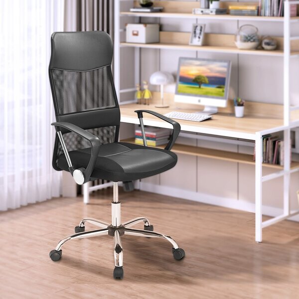 Juskys Scaun de birou Austin - negru