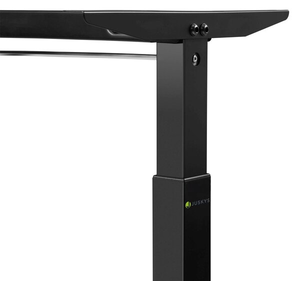 Juskys Masa de birou 140x60cm - neagra