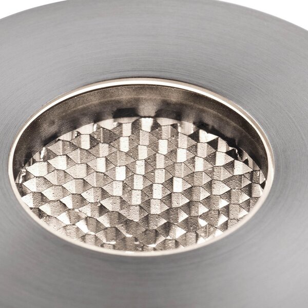 FARO BARCELONA Spot LED încastrabil, bază, culoare nichel, Ø 8 cm, aluminiu/oțel inoxidabil, Gri, Aluminiu, Încastrate în sol