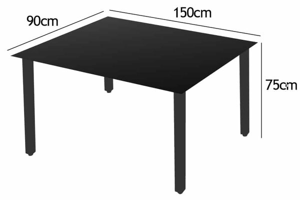 Deuba Set de grădină Bern 1+6 din aluminiu - argintiu