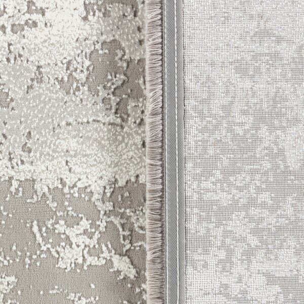 Covor Modern Living , Dormitor Dreptunghiular Anemon F032B Crem Gri (Alege dimensiunea: 100 x 200)