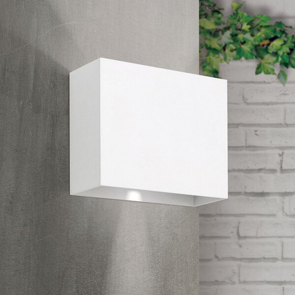 ORION Aplică LED de exterior Akzent, alb, Alb, Metal, Modern, Priză de perete sus / jos