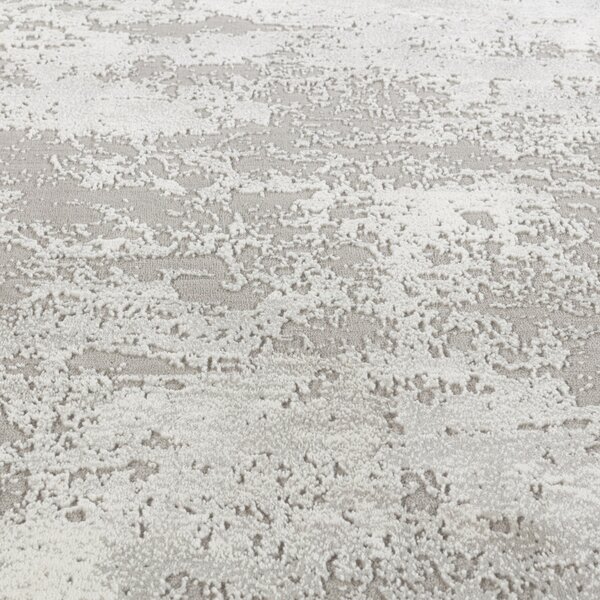 Covor Modern Living , Dormitor Dreptunghiular Anemon F032B Crem Gri (Alege dimensiunea: 100 x 200)