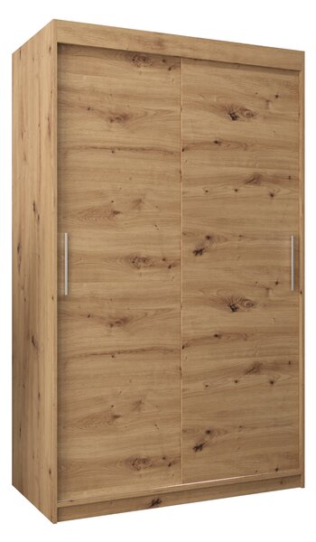 Dulap de haine 120 cm Toki (stejar artisan + stejar artisan). 1064813