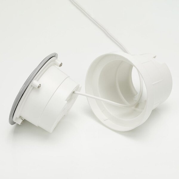 Fumagalli Proiector LED încastrare sol Ceci 160-3L gri CCT, Gri, Plastic, Modern, Corpuri de iluminat încastrate rotunde