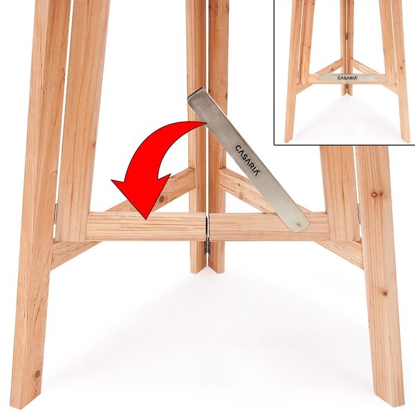 Deuba Masă de bar pliabilă - Ø78 cm