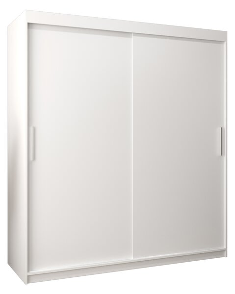 Dulap de haine 180 cm Toki (alb mat + alb mat). 1064831