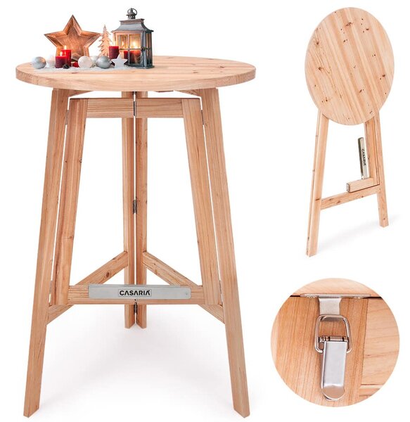 Deuba Masă de bar pliabilă - Ø78 cm
