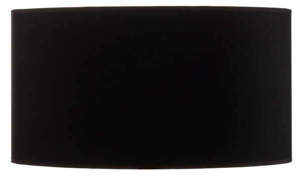 HELAM Abajur Alba, Ø 45 cm, E27, negru/auriu, Negru, Camera de zi / sufragerie, Țesătură / Textil