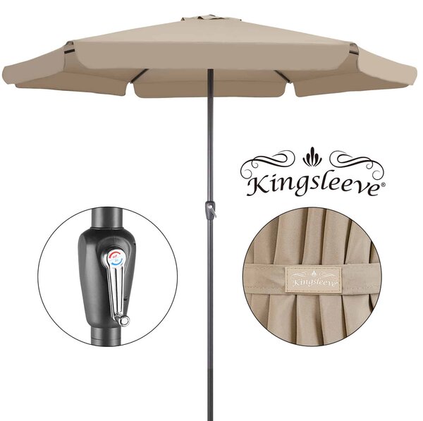 Deuba Umbrelă de soare de grădină Maui Ø330cm - taupe