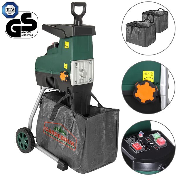 Deuba Tocător electric de grădină 2800 W