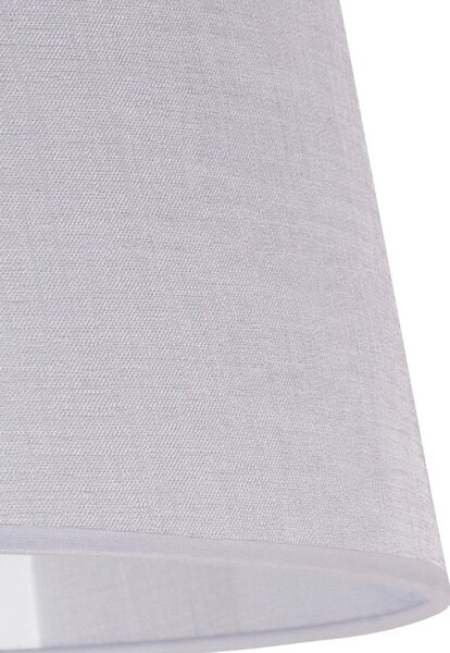Duolla Abajur Classic L pentru lampadare, alb/transparent, Alb, Țesătură / Textil