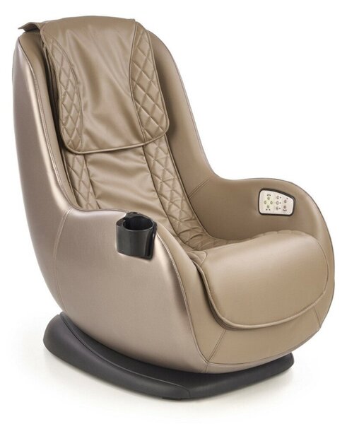 Fotoliu recliner Houston 849Maro deschis, 9x7x9cm, Piele ecologică