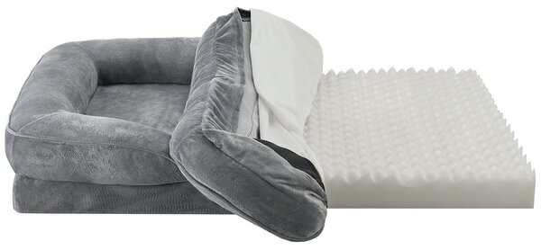 Juskys Pat pentru caini Sheena XL 105 x 82 cm - gri