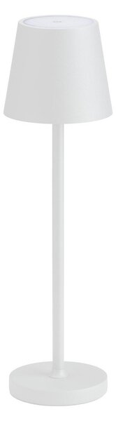 LCD Lampă de masă LED 5098, baterie reîncărcabilă, IP54, dimabil, alb, reglabil, Alb, Metal, Modern
