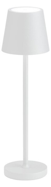 LCD Lampă de masă LED 5098, baterie reîncărcabilă, IP54, dimabil, alb, reglabil, Alb, Metal, Modern