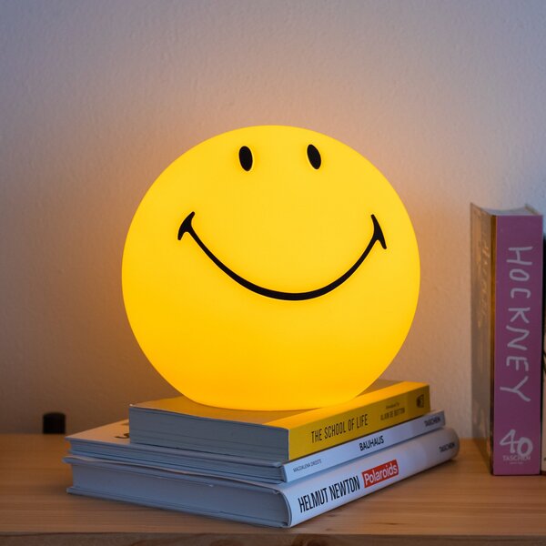 Mr Maria Smiley lampă copii High Light, 23 cm, reglabil, Galben, Camera copiilor, Plastic