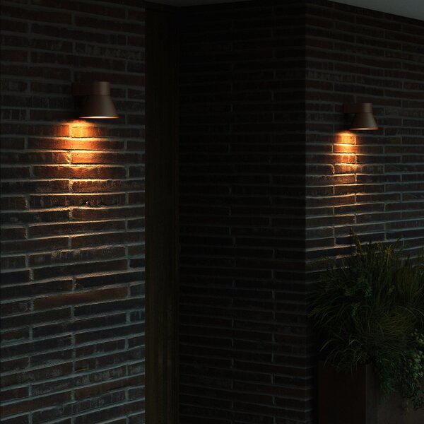 Nordlux Lampă de exterior Kyklop Cone IP54, rugină, Maro / Rugină, Metal, Modern