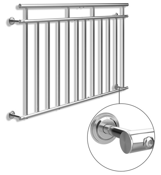 Deuba Balustradă pentru balcon - 90x156 cm