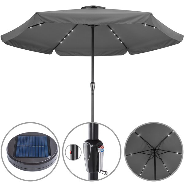 Deuba Umbrela de soare LED Atena Ø330cm - antracit