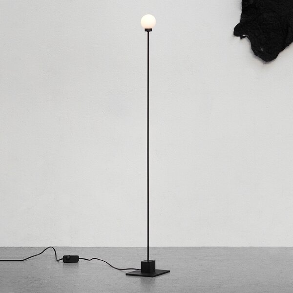 Northern Lampadar Snowball, negru, reglabil, Negru, Camera de zi / sufragerie, Metal, Design