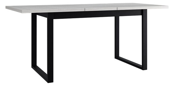 Masă Victorville 353Alb, Negru, 8x8x14cm, ExtensieExtensie, PAL laminat, Metal