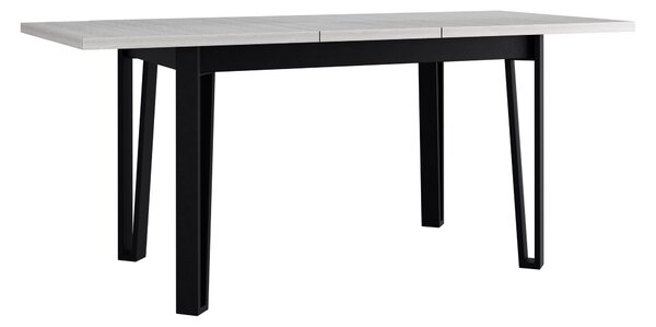 Masă Victorville 354Alb, Negru, 8x8x14cm, ExtensieExtensie, PAL laminat, Metal