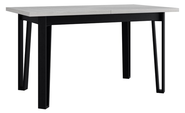 Masă Victorville 354Alb, Negru, 8x8x14cm, ExtensieExtensie, PAL laminat, Metal