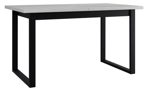 Masă Victorville 353Alb, Negru, 8x8x14cm, ExtensieExtensie, PAL laminat, Metal