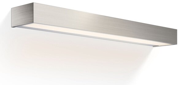 Decor Walther Box aplică LED nichel 2.700K 60cm, reglabil, Gri, Baie, Metal, Modern, Perete unghiular