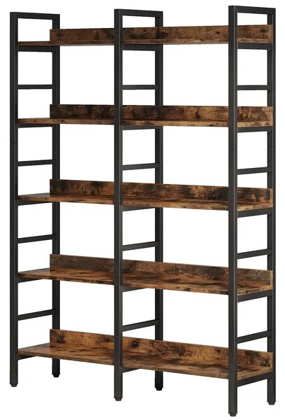 Biblioteca , stil industrial seria A-627,180x30x120 cm
