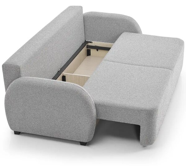 Canapea extensibila 3 locuri cu lada 226cm – stofa bej – Nova