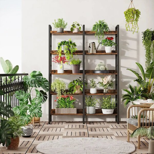 Biblioteca , stil industrial seria A-627,180x30x120 cm