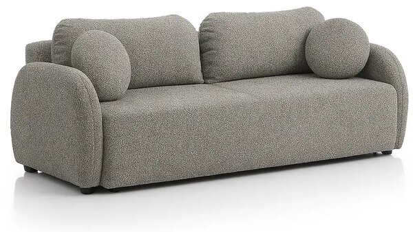 Canapea extensibila 3 locuri cu lada 226cm – stofa bej – Nova
