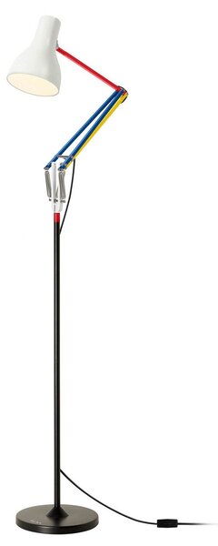 Anglepoise Type 75 Paul Smith Edition 3 lampadar, Multicolor, Camera de zi / sufragerie, Metal, Design, Umbrelă în picioare