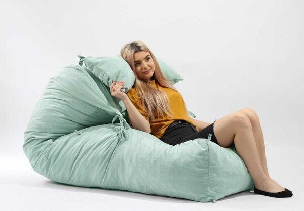 Fotoliu Yoga XL, Material Textil - Light Mint