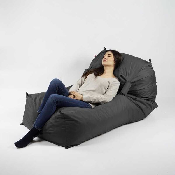 Fotoliu Yoga XL, Material Impermeabil - Gri inchis