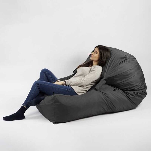 Fotoliu Yoga XL, Material Impermeabil - Gri inchis