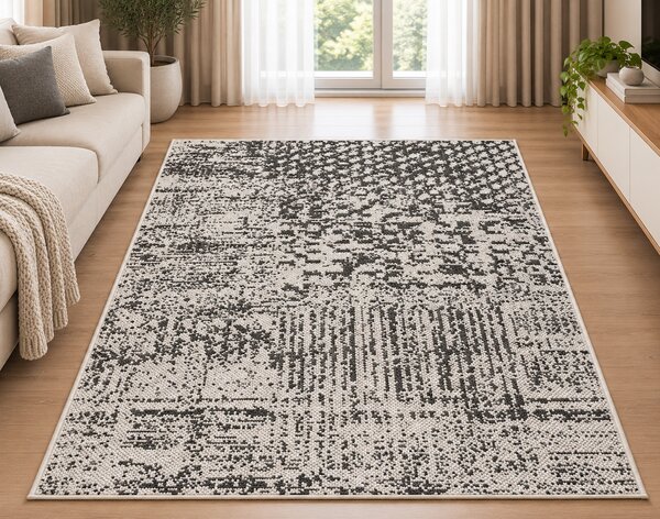 Covor Bucatarie, Model Natura 19197 08, Gri 50x80