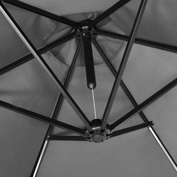 Deuba LED umbrelă de soare Mali Ø350 cm - antracit