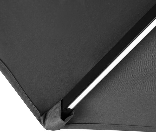 Deuba LED umbrelă de soare Mali Ø350 cm - antracit