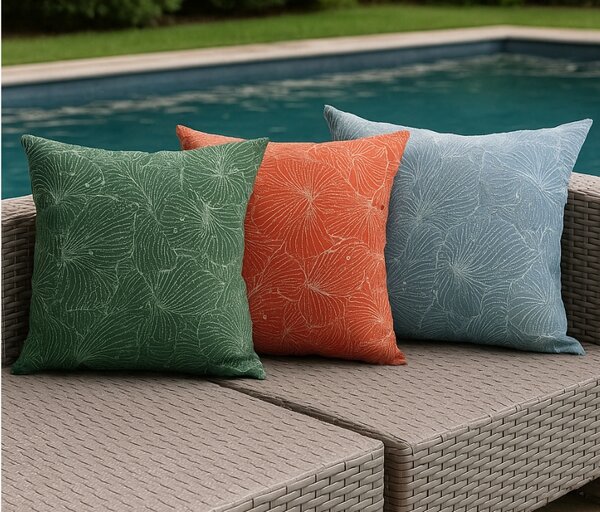 Perna de exterior OLIVOR 45x45 cm, albastru